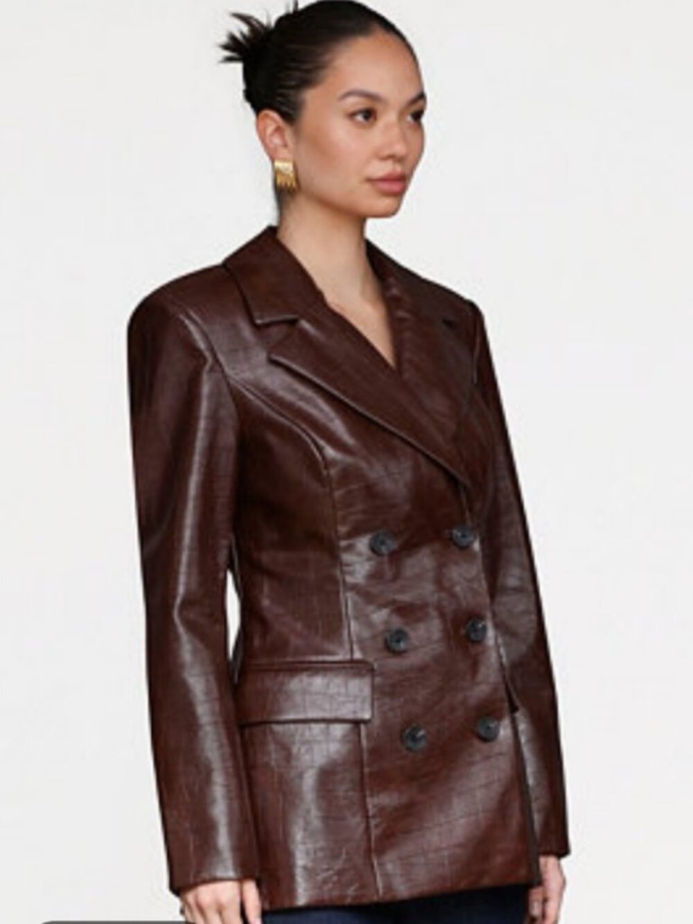 Avec Les Filles Brown Jacket